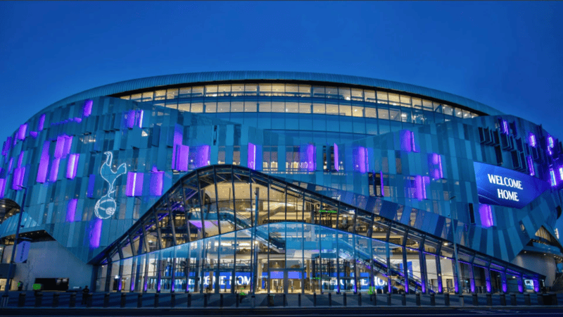 Animated virtual tour of Tottenham Stadium